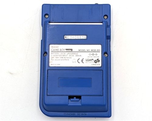 Game Boy Pocket - Konsol - Blue - SNR MH13606836 (B Grade) (Genbrug)